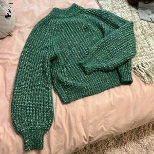 Green Knit Sweater
